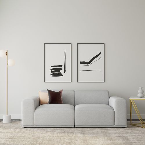 Bailey 2.5 Seater Modular Sofa | Cloud Grey