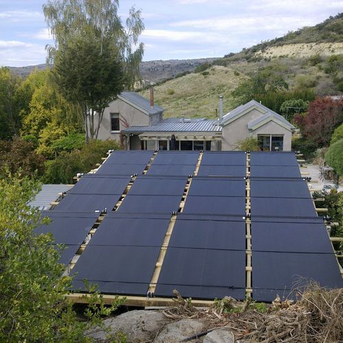 Unglazed Solar Pool Heating System 