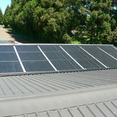 Unglazed Solar Pool Heating System 