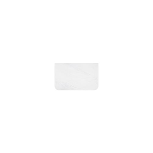 Cloudburst Solid Surface Top, Curved Full Depth