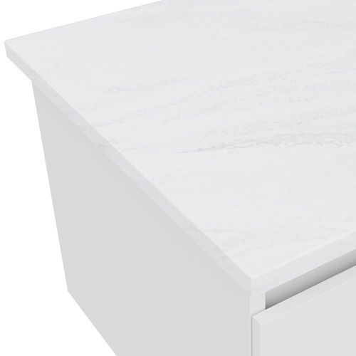 Cloudburst Solid Surface Top, Rectangular Full Depth