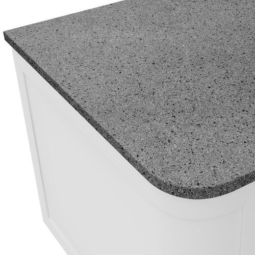 Moonscape Solid Surface Top, Curved Full Depth