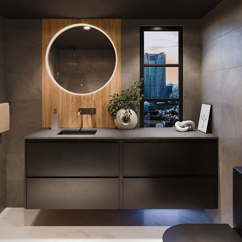 Moonscape Solid Surface Top, Rectangular Full Depth