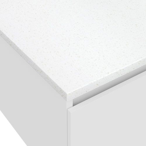 Snowflake Solid Surface Top, Ensuite Depth