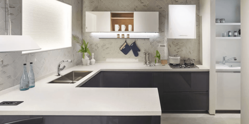 Crystal Mirror Solid Surface by Hanex