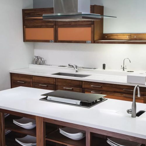 Oslo White Solid Surface by Hanex