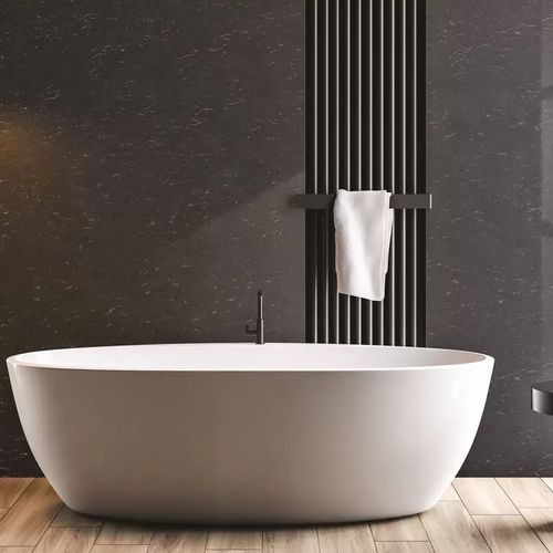 Cascade Black Solid Surface by Hanex