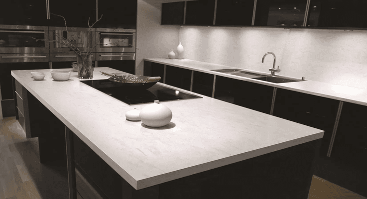 Cascade Cream Solid Surface by Hanex
