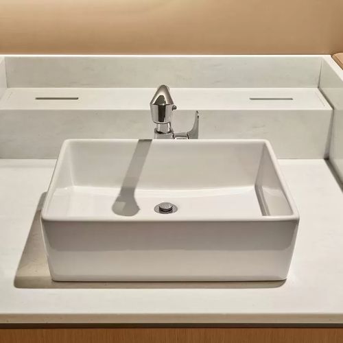 Cascade Cream Solid Surface by Hanex