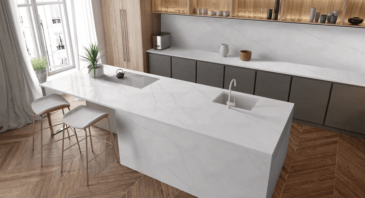 Venato Blanc Solid Surface by Hanex