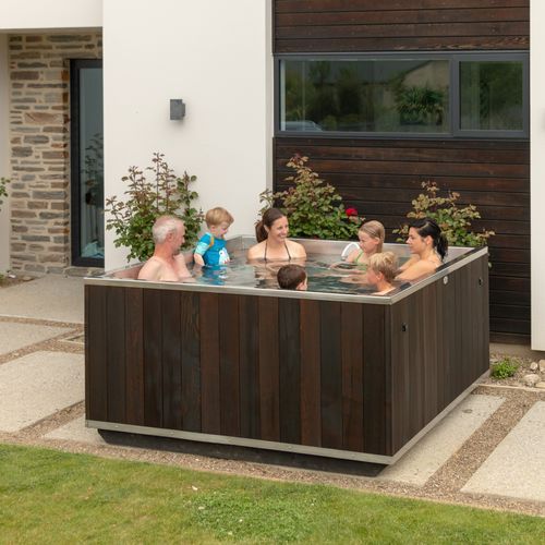 Stainless Steel Square Spa - 2m x 2m
