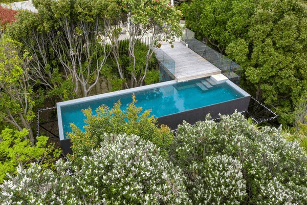 Custom Pool for a Complex Site