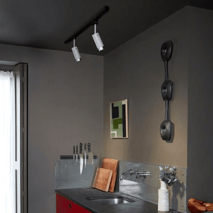 Exhaust Track Light - Linear/Stone