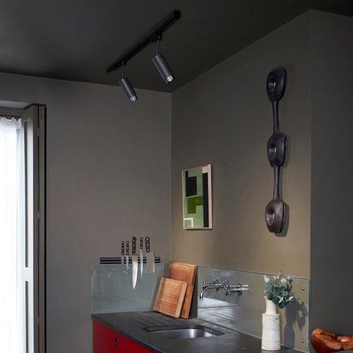 Exhaust Track Light - Linear/Graphite