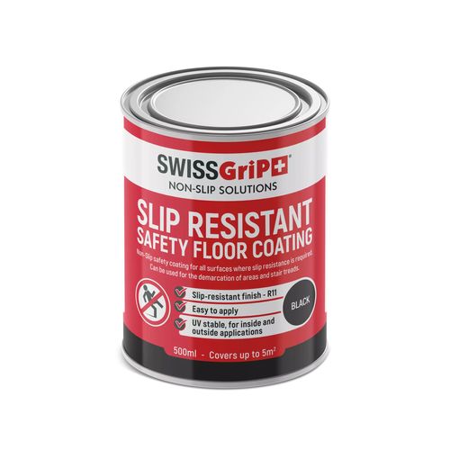 SWISS GriP Safety Floor Coating | Black