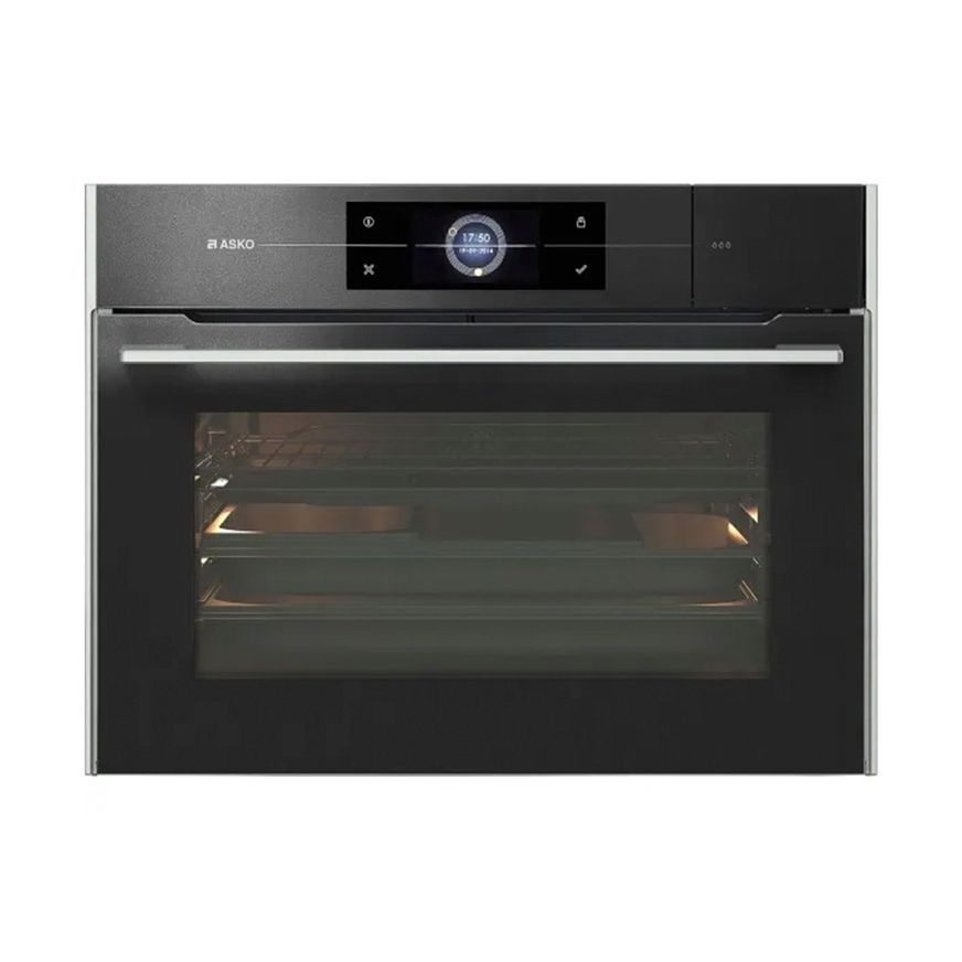 ASKO Elements 45cm Built-In Combi Pure Steam Oven - Black Pearl