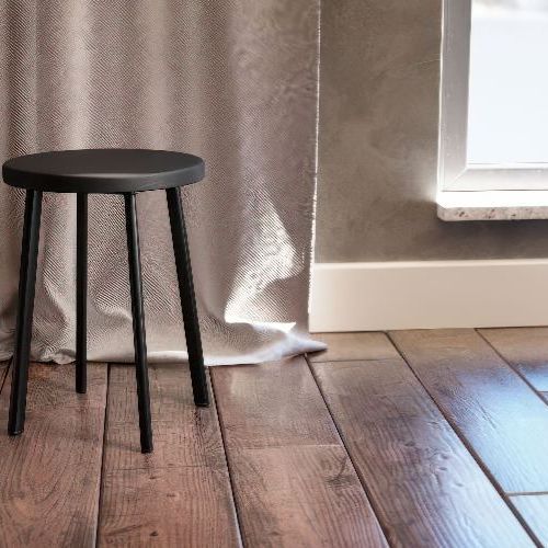 Atlas Low Stool - Black