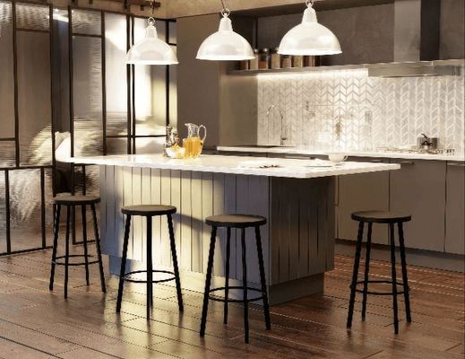 Atlas Bar Stool - Black