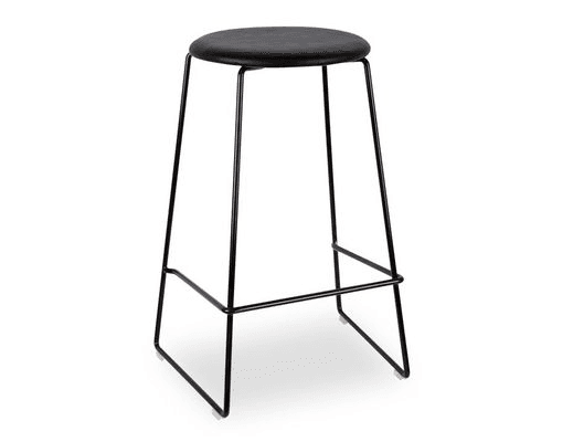 Hugo Bar Stool -  Vintage Black