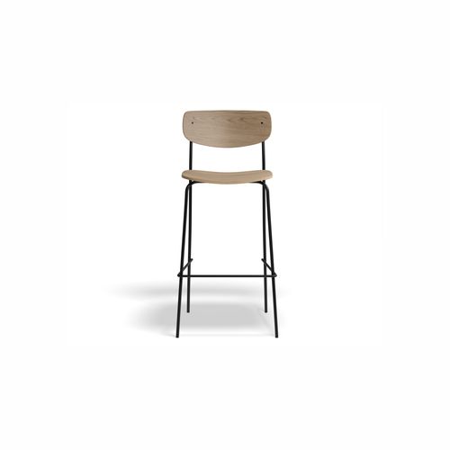 Rylie Stool - Natural Ash Seat and Backrest