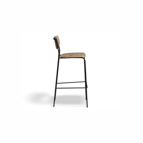 Rylie Stool - Natural Ash Seat and Backrest