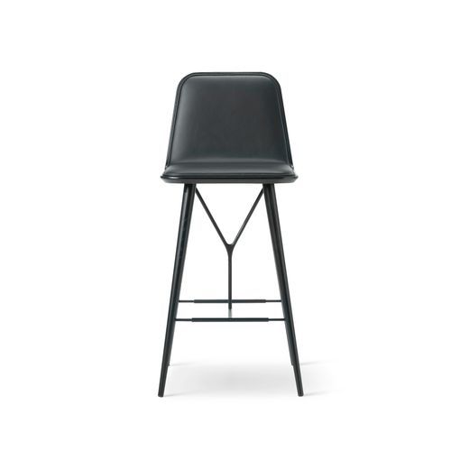 Spine Wood Stool Front Upholstery by Fredericia