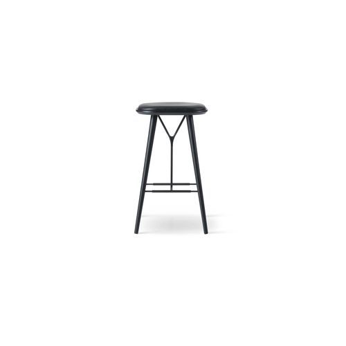 Spine Wood Stool Black by Fredericia