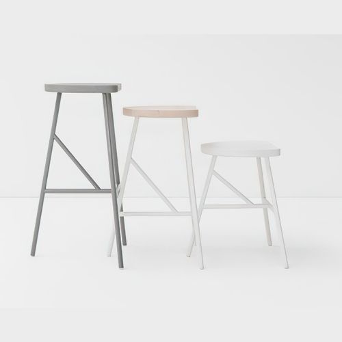 Puccio Wooden Barstool by Billiani