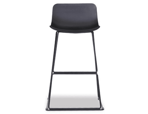 Umbria Stool -  Black Shell  - 77cm Commercial Bar Height