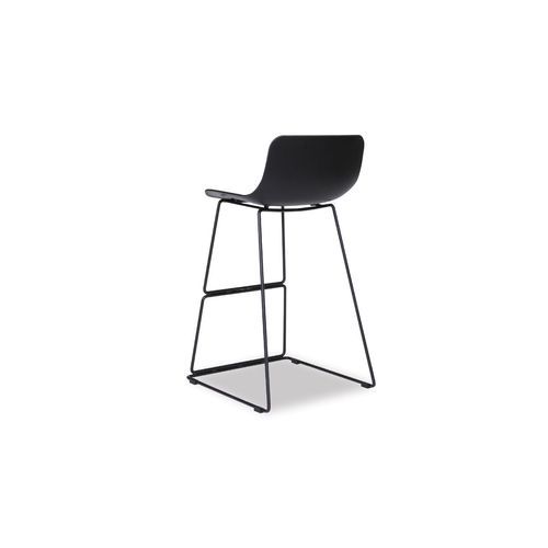 Umbria Stool -  Black Shell  - 77cm Commercial Bar Height