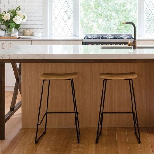 Winnie Stool -  Oak  - 66cm (Kitchen Bench Height)