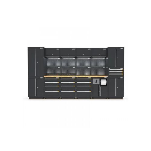 Pro Series Black Garage Storage Cabinet Set | GS30-34P