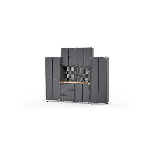 Black Workshop Garage Storage Cabinet Set | GS-D9B