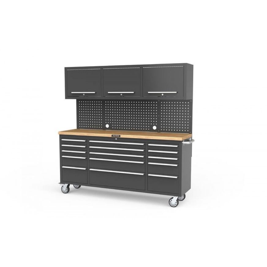Black Mobile Work Bench | GS-WB72P6