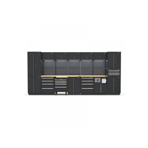 Pro Series Black Garage Storage Cabinet Set | GS30-40P