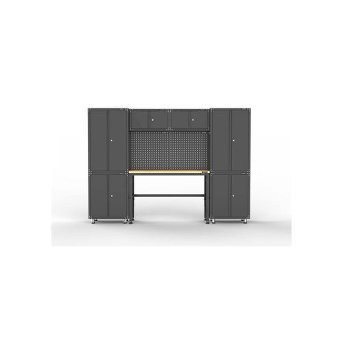Black Workshop Garage Storage Cabinet Set | GS-D9A