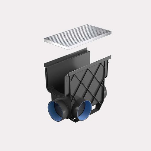 Storm Master®Inline Pit with Anti Slip Heel Guard Grate