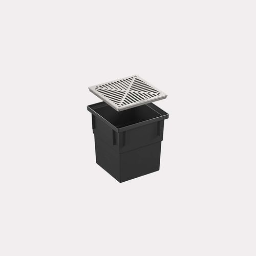 Series 300 Pit complete with Plain Aluminium Grate