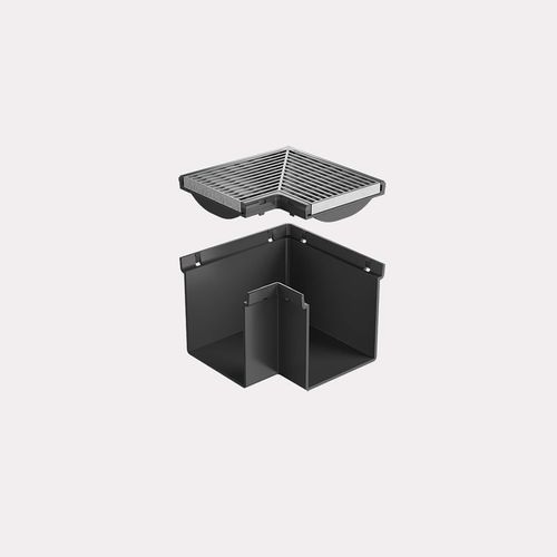 Rain Drain™ Trade – Corner with 316 Architectural Grate