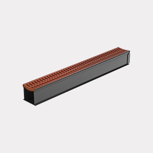 Rain Drain™ Trade – 1m w/ Terracotta Grate & Joiner