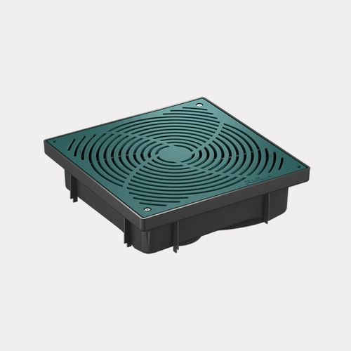 Uni-Pit Vortex 300 with Green Plastic Swirl Grate