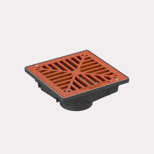 Uni-Pit Vortex 200 with Flat Terracotta Aluminium Grate