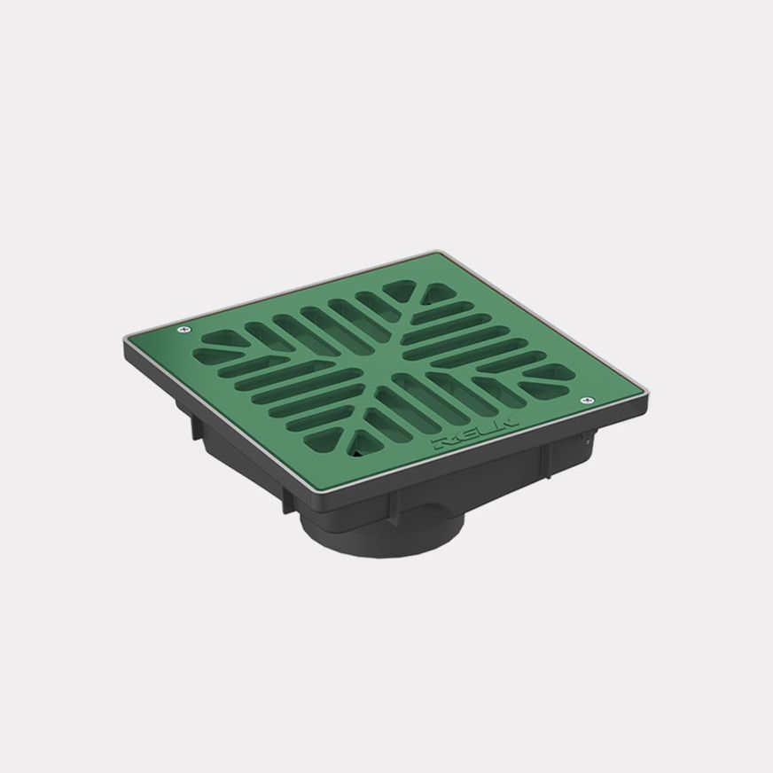 Uni-Pit Vortex 200 with Flat Green Plastic Grate