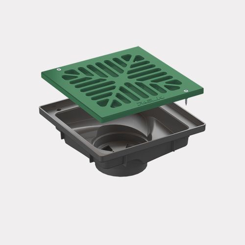 Uni-Pit Vortex 200 with Flat Green Plastic Grate