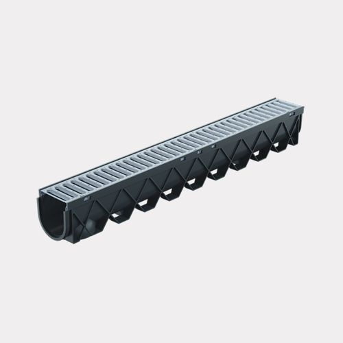 Storm Drain™ – 1m complete w/ Galvanised Plastic Grate