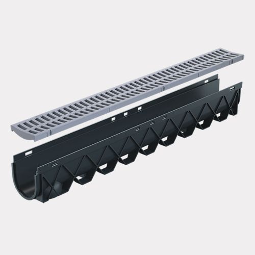 Storm Drain™ – 1m complete with Grey Plastic Grate