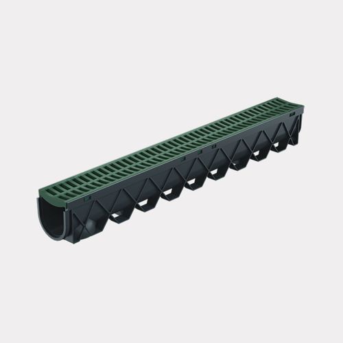 Storm Drain™ – 1m complete with Green Plastic Grate