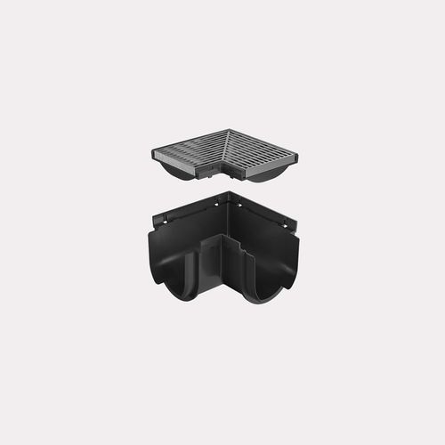 Storm Drain™ – Corner with 316 Architectural Grate