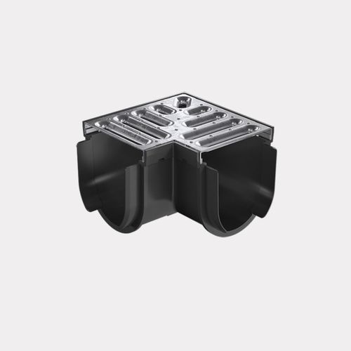 Storm Drain™ – Corner with Galvanised Steel Grate