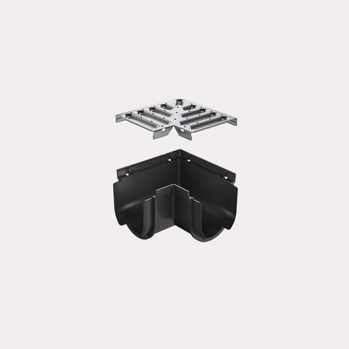 Storm Drain™ – Corner with Stainless Steel Grate
